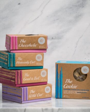 Cookie Variety Pack - One box each of The Cookie, The Chocoholic, The Wild Oat, The Heavenly Oat, and The Good & Evil.