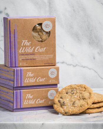 The Wild Oat - A very adult oatmeal raisin. A luscious oatmeal cookie with voluptuous raisins, a slap of aromatic spices, and a kiss of Bali Rama Sea Salt.